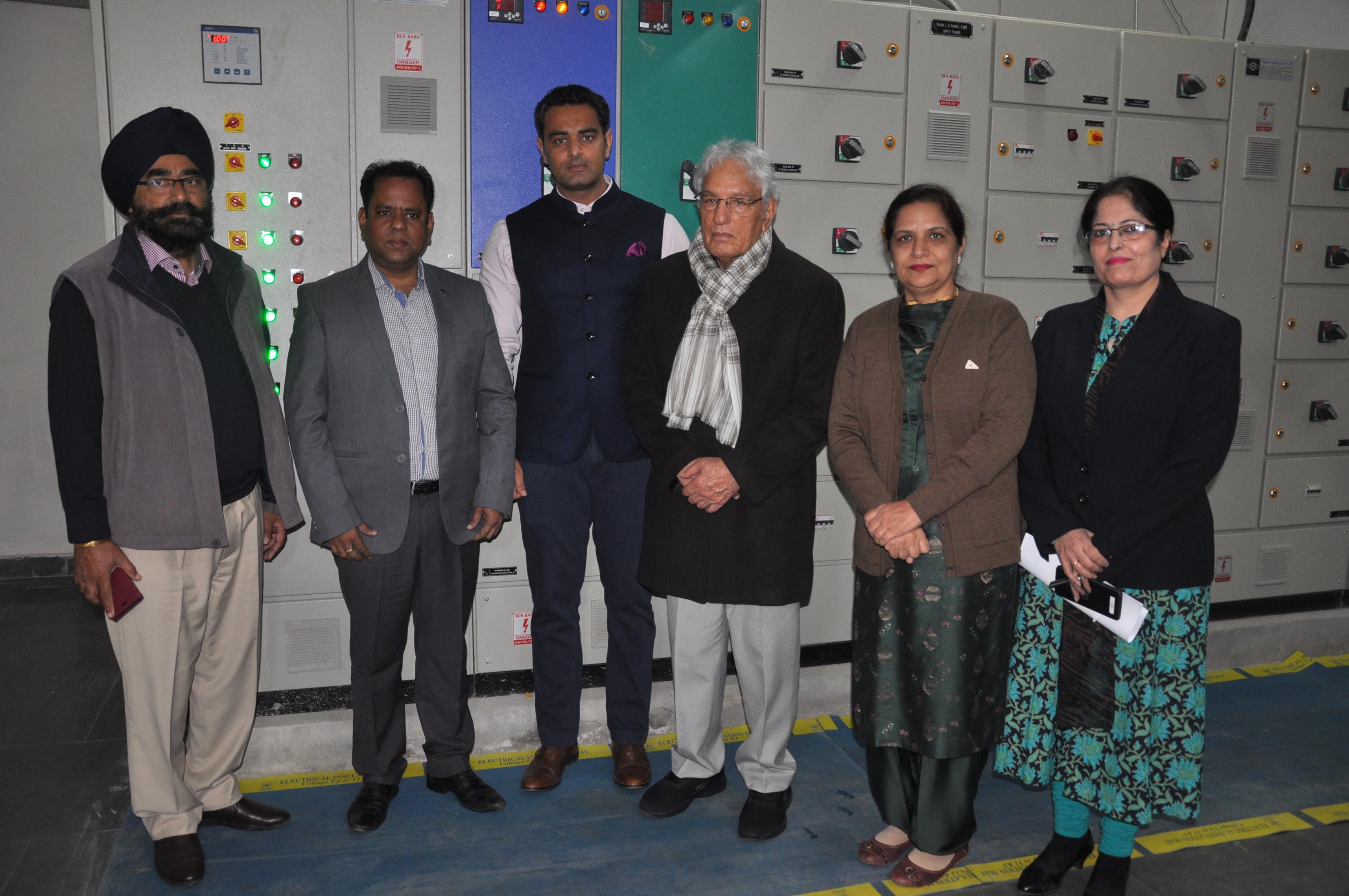 100 KW Rooftop Solar Plant inaugurated at Dev Samaj College of Education