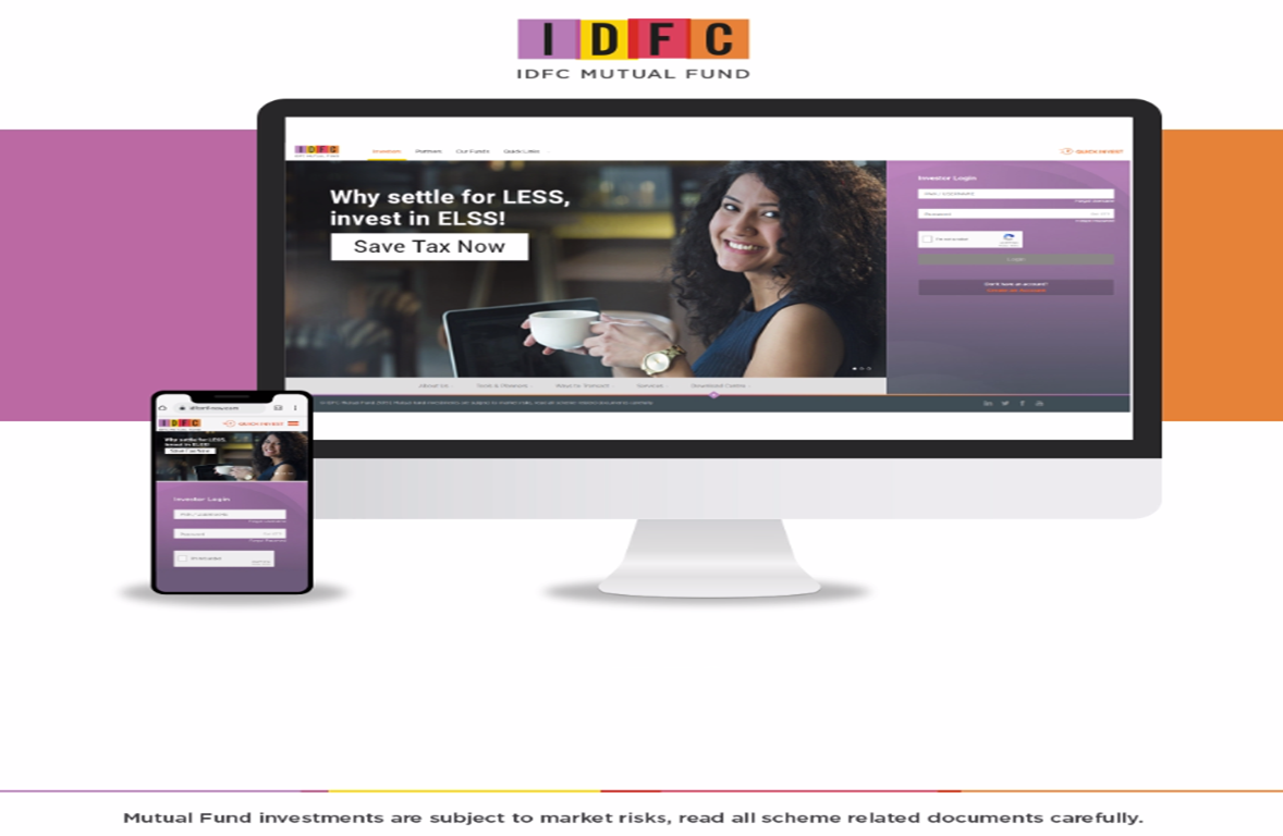 IDFC Mutual Fund’s New Website Focuses on Security & Ease of Transaction