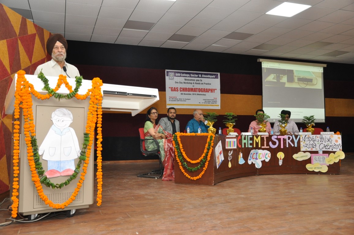 Workshop on ‘Gas Chromatography’ held at DAV College