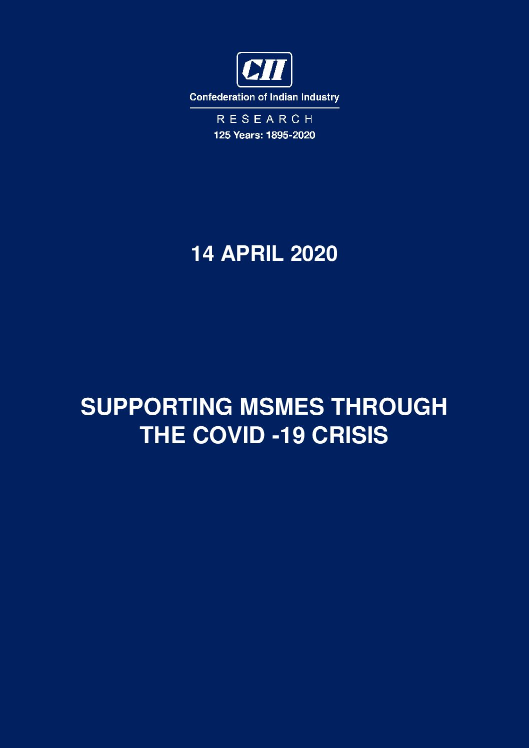 CII makes suggestions for supporting MSMEs through the COVID 19 crisis