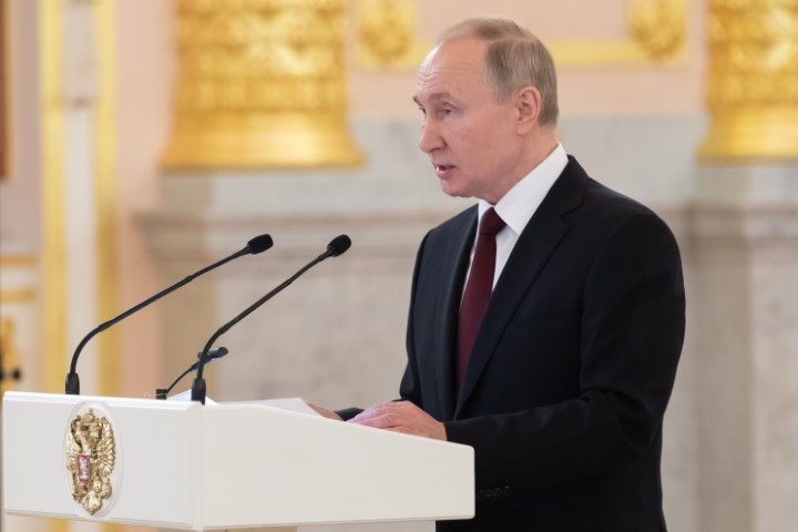 Putin says Russia supports stronger UN role in world affairs