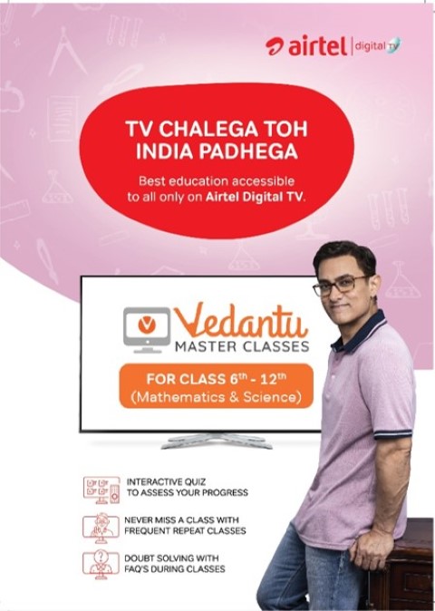 Airtel&Vedantu empower millions of school children with affordable access to quality education on their home TV screens