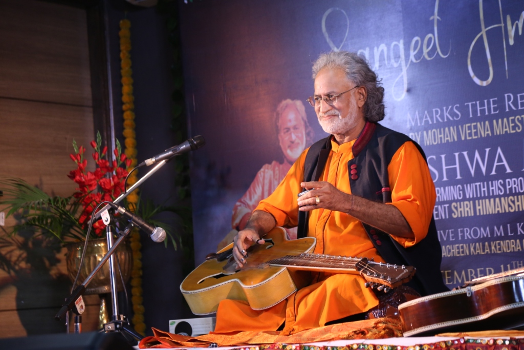 Return of Maestro Pt Vishwa Mohan Bhatt marked with Sangeet Amrit Mahotsav by Pracheen Kala Kendra
