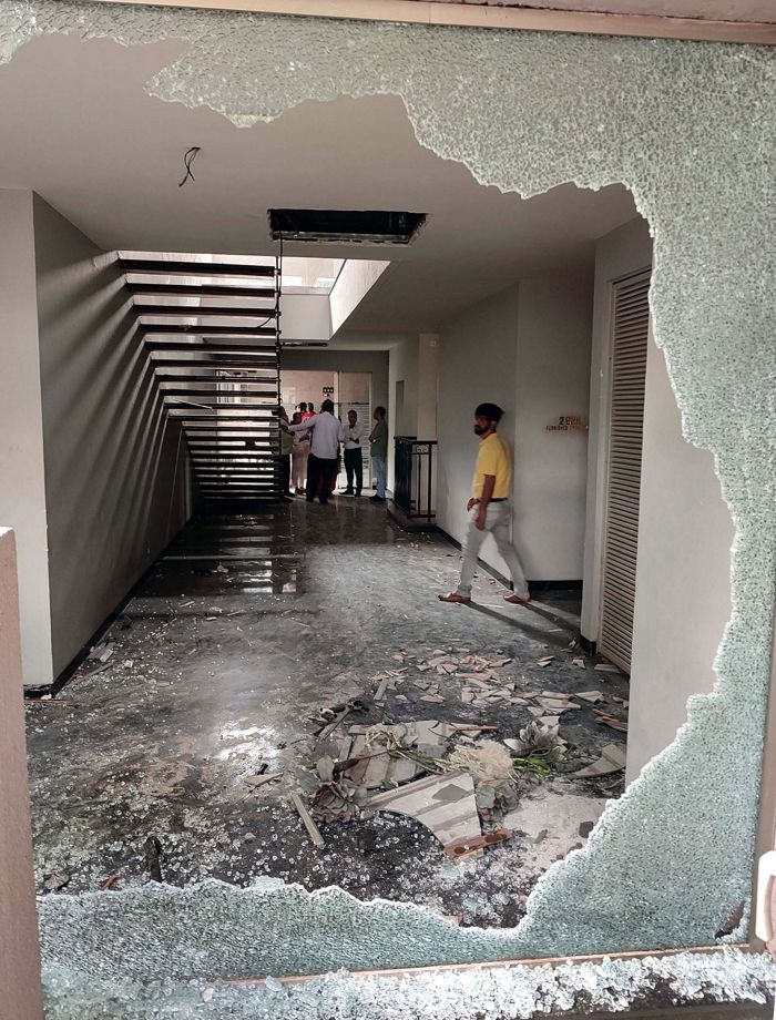 Zirakpur Thieves make hay at GBP offices as directors flee the country Chandigarh City News