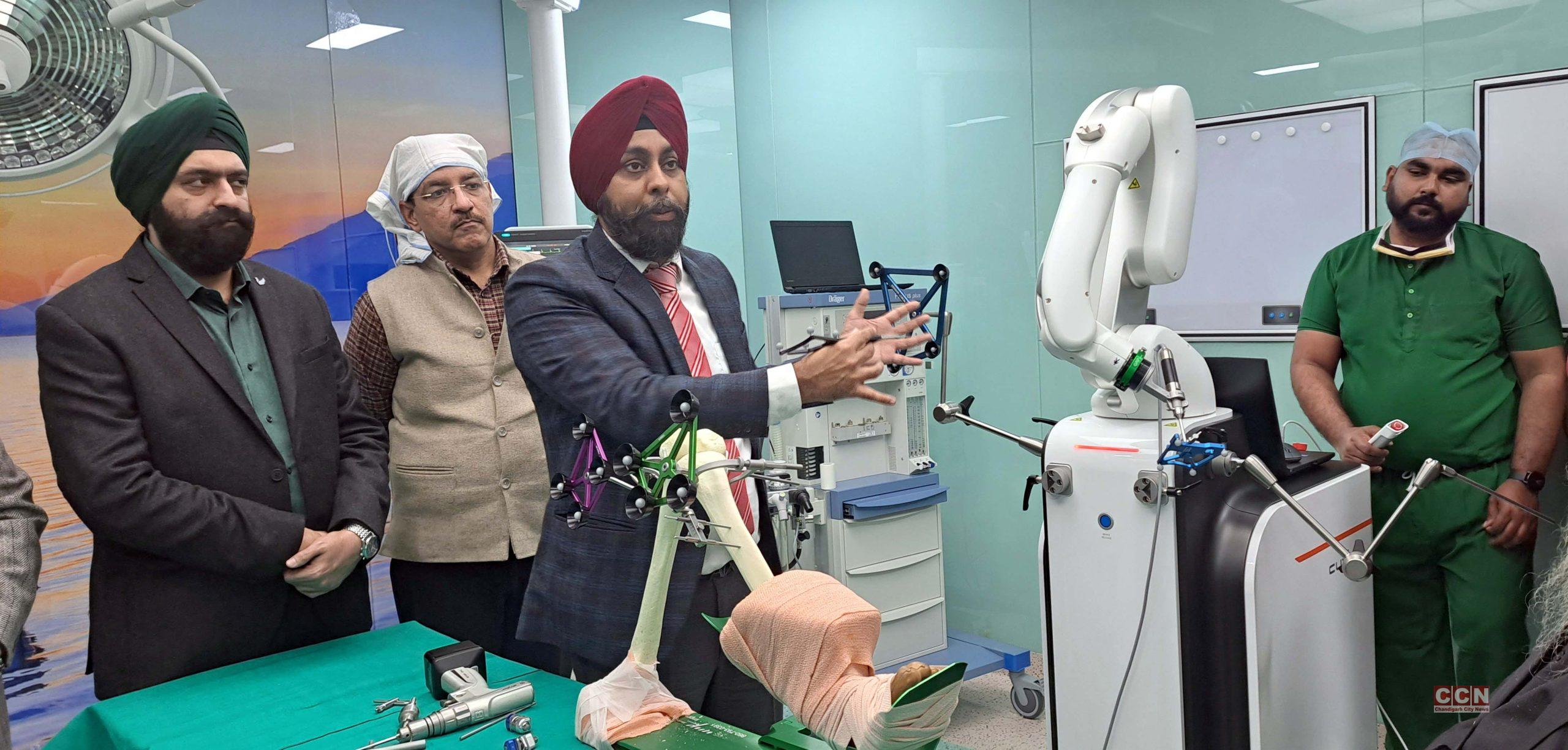 Sohana Hospital now replaces knees and joints with a fully automated Robot