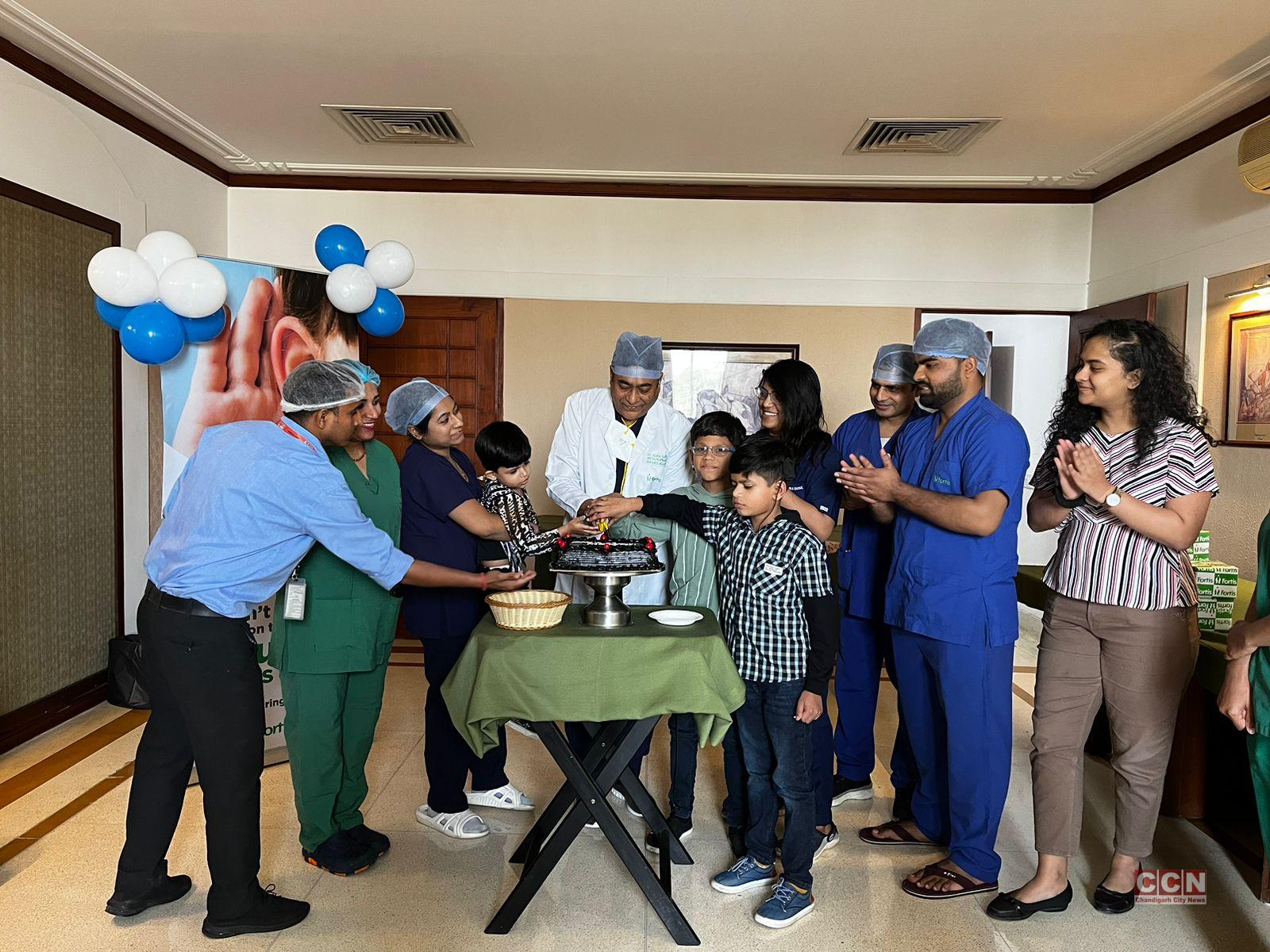  Several children, who had undergone cochlear implantation surgeries conducted by Dr Ashok Gupta, were present on the occasion