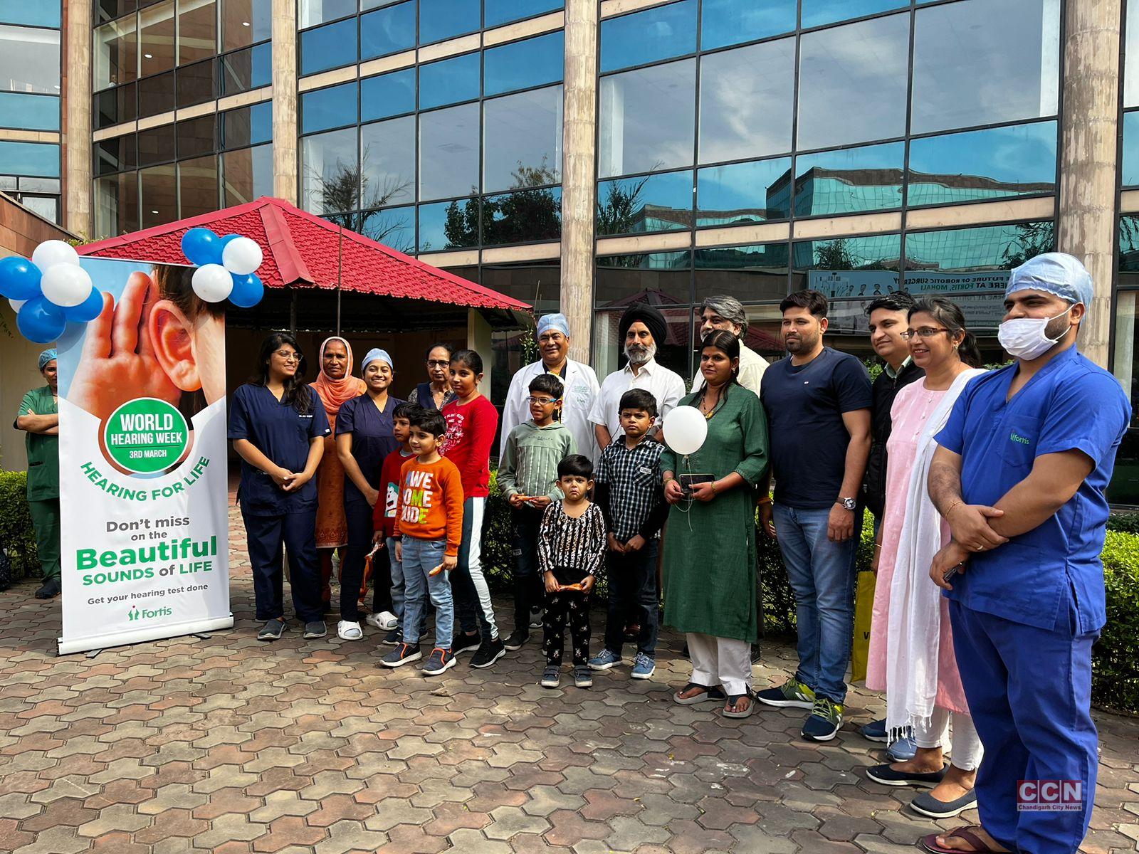  Several children, who had undergone cochlear implantation surgeries conducted by Dr Ashok Gupta, were present on the occasion