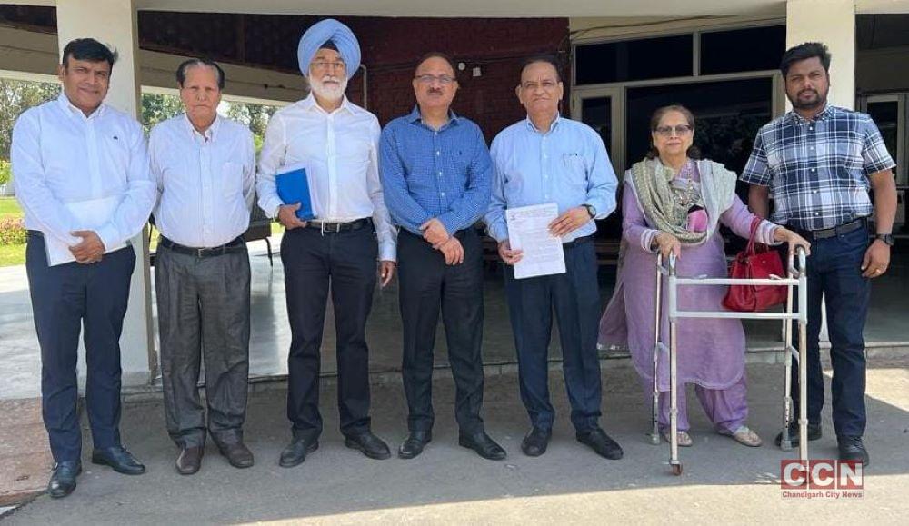 Arun Sood,Hitesh Puri,Umesh Ghai raised various issues by submitting Momorandum
To UT Administrator