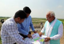 Chief Minister inspects the proposed site for Ashok Singhal Ved Science &Technology University Chief Minister inspects the proposed site for Ashok Singhal Ved Science and Technology University