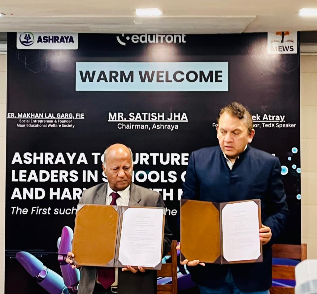 ASHRAYA to nurture 100,000 AI leaders in schools of Punjab and Haryana with MEWS
