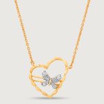 14 KT Pure Gold & Diamond Necklace for her 2923GXL_2