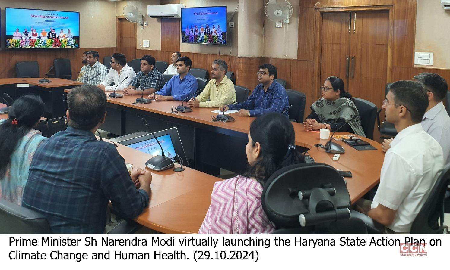 PM Launches Haryana State Action Plan on Climate Change&Human Health ...