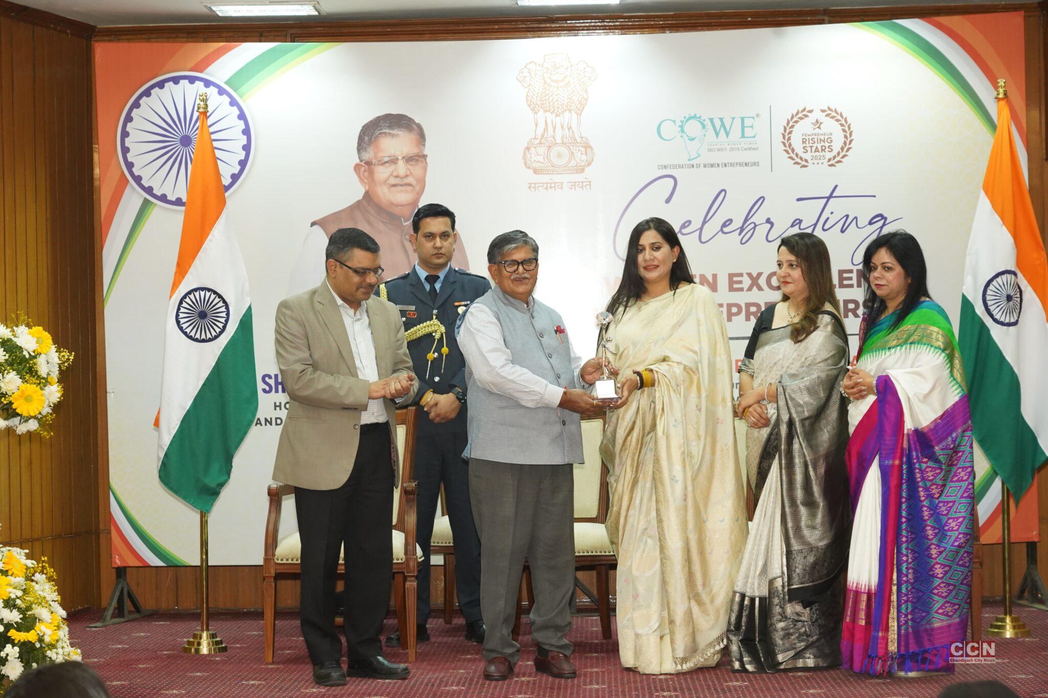 Dr. Monica B. Sood Felicitated at Punjab Raj Bhawan - Chandigarh City News