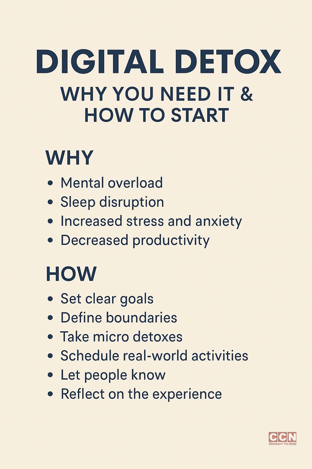 Digital Detox: Why You Need It & How to Start - Chandigarh City News