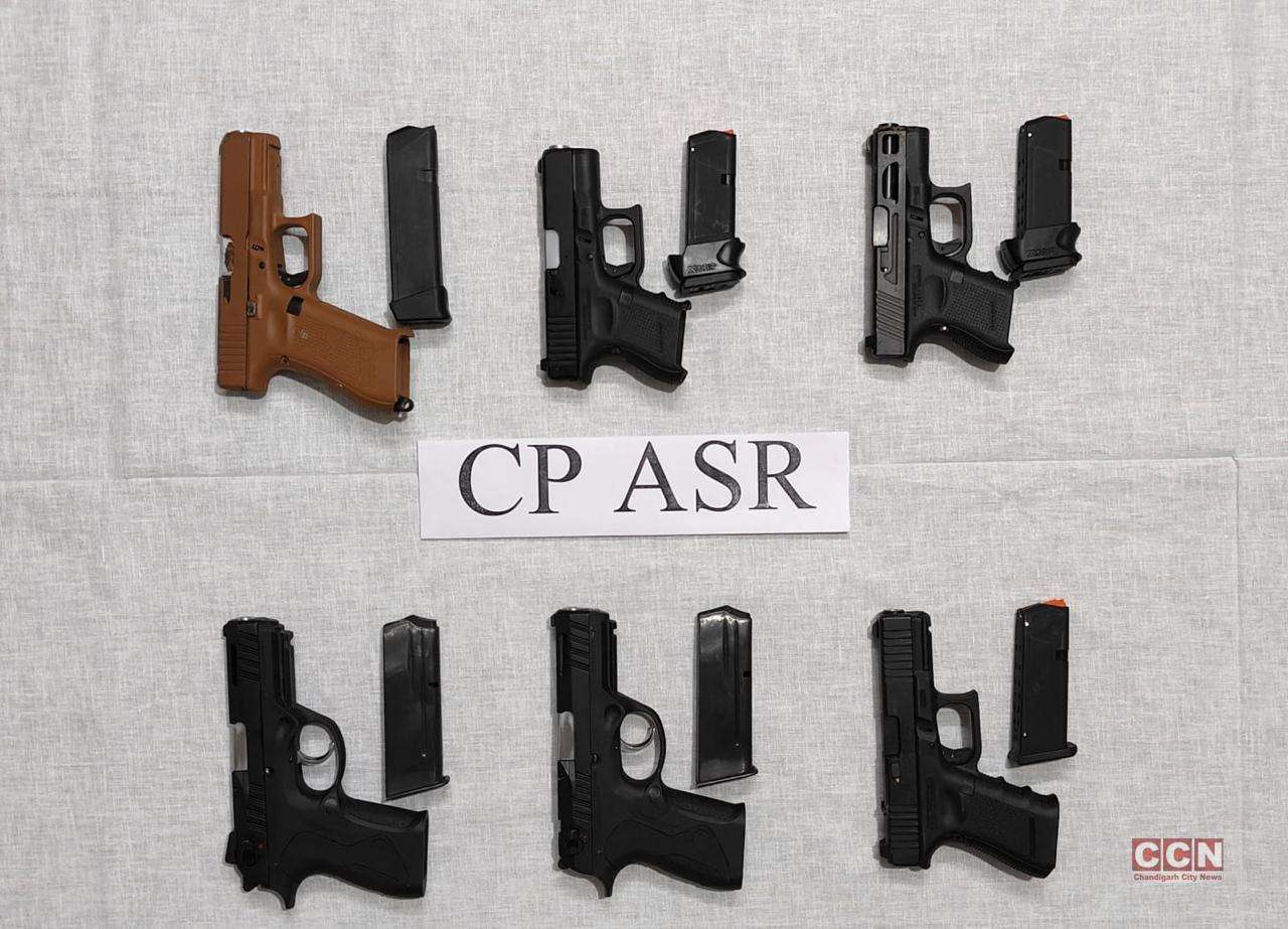 UK-based Dharma Sandhu Led Bki terror module busted in Amritsar;1 held with 6 Sophisticated Pistols