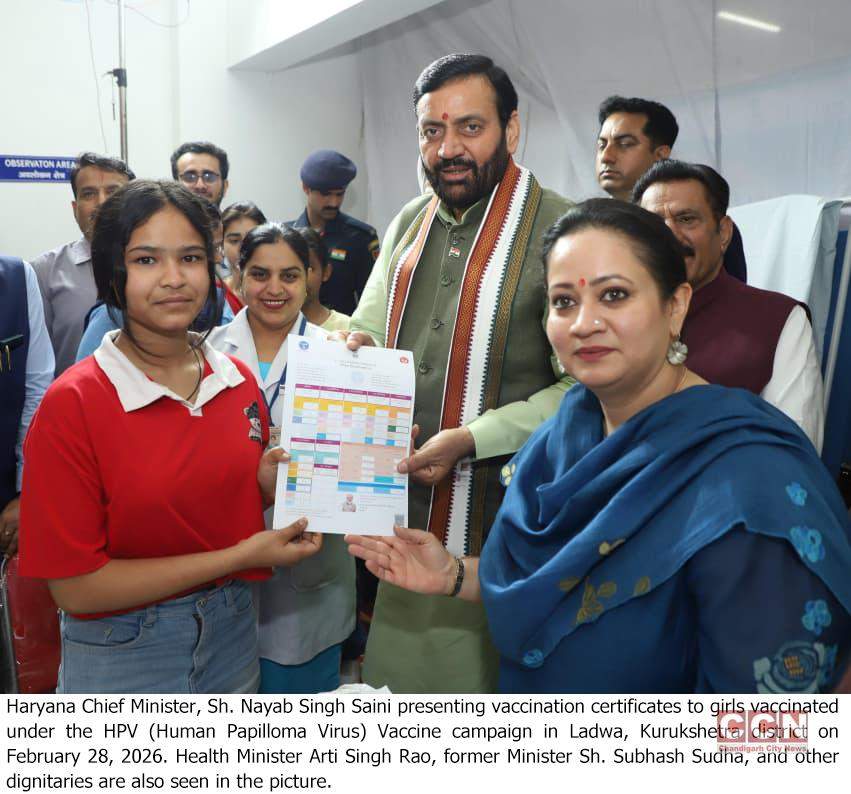PM kickstarts Nationwide HPV Campaign From Rajasthan’s Ajmer