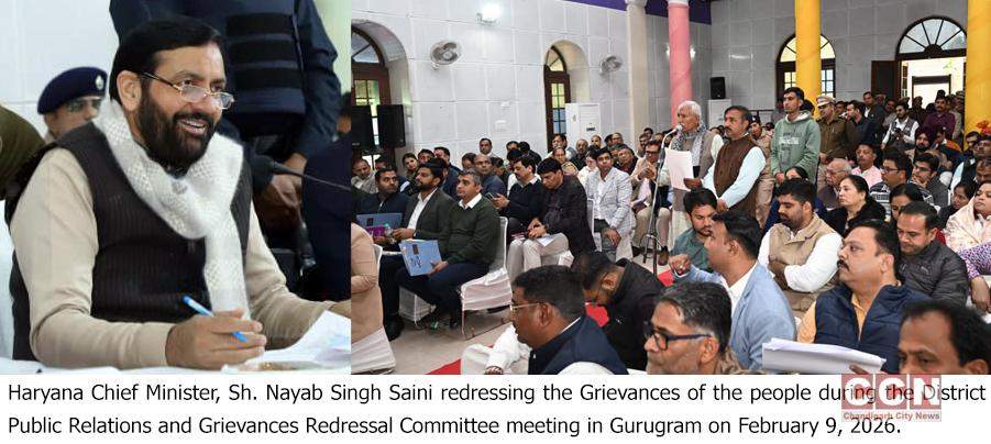 Haryana Chief Minister Nayab Singh Saini said that officers should carry out public-interest works with the highest priority, full sensitivity and responsibility, ensuring that no negligence occurs at any level. He stated that the government is fully committed to the overall development of Gurugram and the resolution of citizens’ problems.