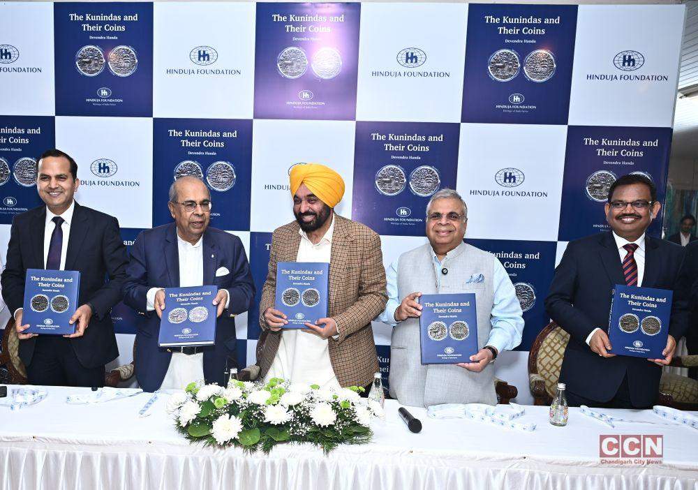 Punjab Chief Minister Shri Bhagwant Mann, Unveils Hinduja Foundation’s New Book on Ancient Kuninda Coinage