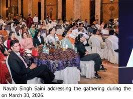 CM honours individuals for outstanding work across various fields Haryana Chief Minister Nayab Singh Saini honoured citizens who have performed outstanding work in different fields at the sixth Disha Indian Awards held in Mohali, Punjab. Addressing the event organized by Disha Women Welfare Trust, the Chief Minister said that today’s occasion is a celebration of countless struggles